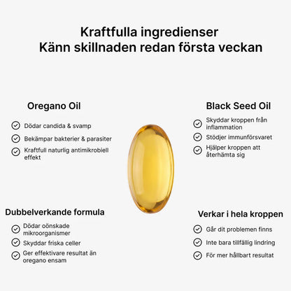 Nordic Oregano - Oreganoolja med Svartkumminolja