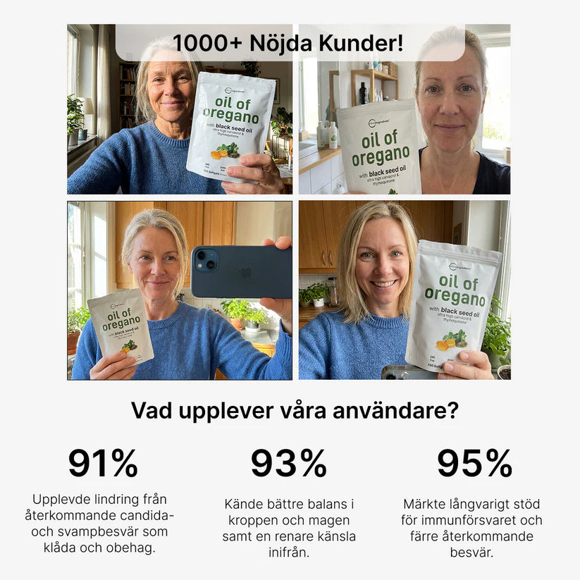 Nordic Oregano - Oreganoolja med Svartkumminolja