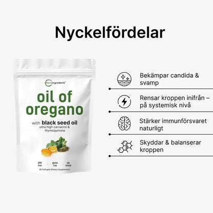 Nordic Oregano - Oreganoolja med Svartkumminolja